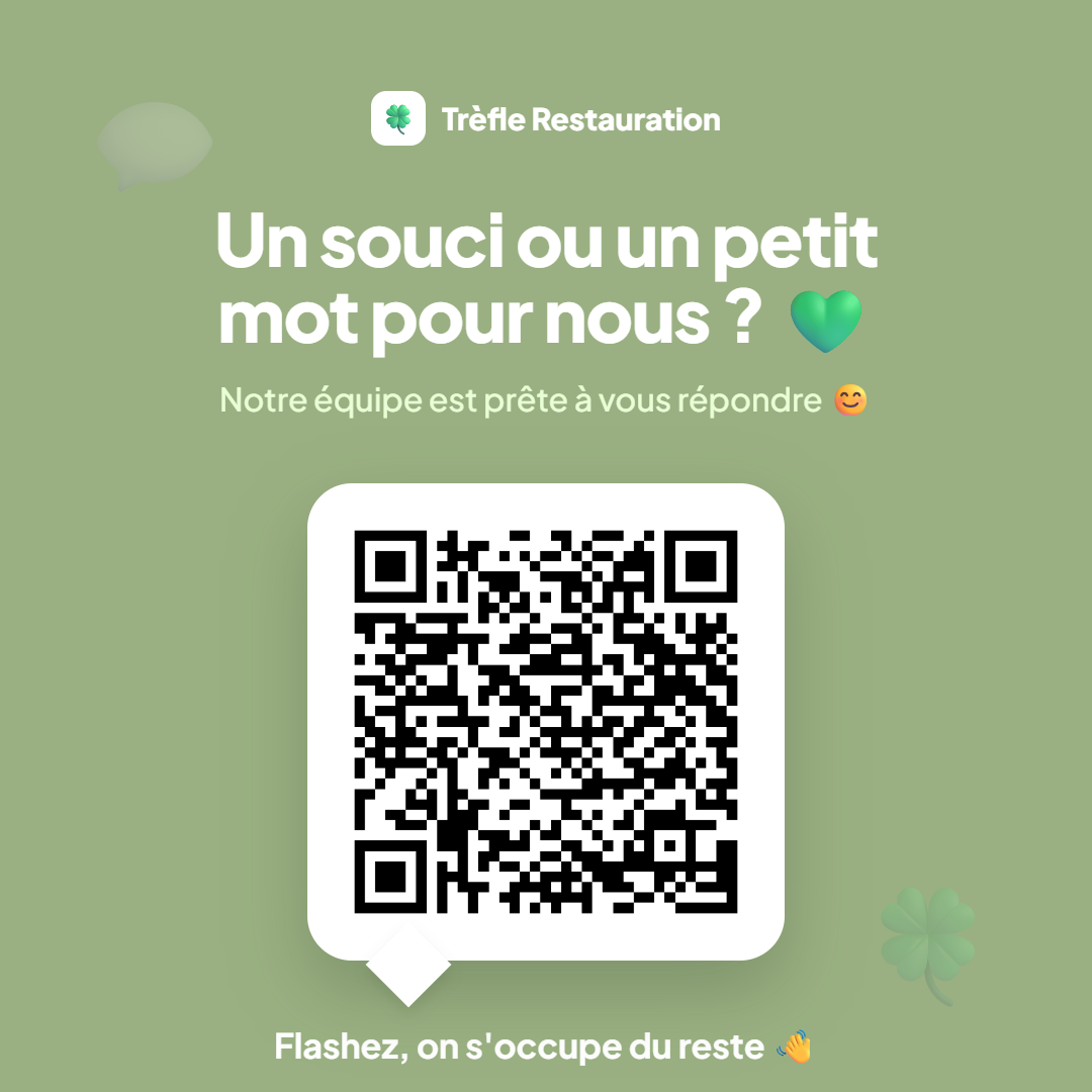 Contactez-nous — scannez le QR code